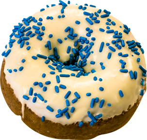 Blueberry Iced Donut